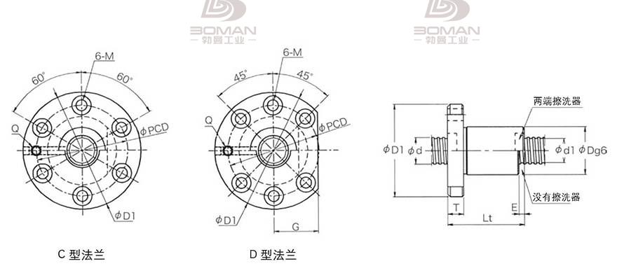 KURODA GD2505JS-CDPR 黑田丝杆型号规格