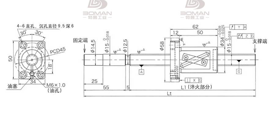KURODA GG1520AS-BALR-1300A 黑田丝杆无锡代理商