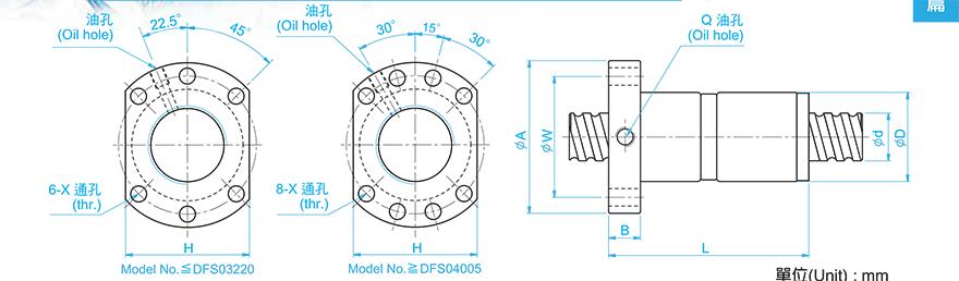 TBI DFS05012-3.8 tbi进口滚珠丝杠代理商