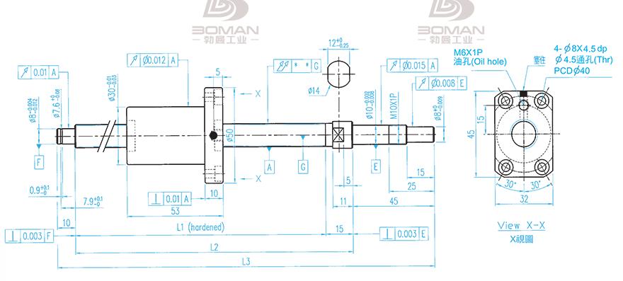 TBI XSVR01210B1DGC5-280-P1 tbi滚珠丝杆的特点